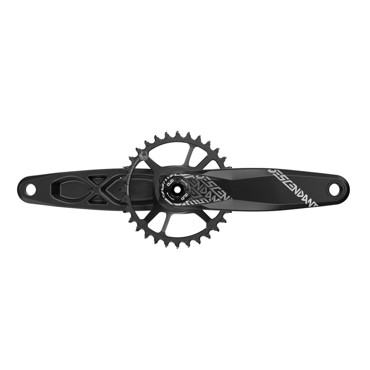 SRAM Crank GX Eagle DUB 12s With Direct Mount 32t X-SYNC 2 Chainring (DUB Cups/Bearings Not Included): LUNAR 175MM