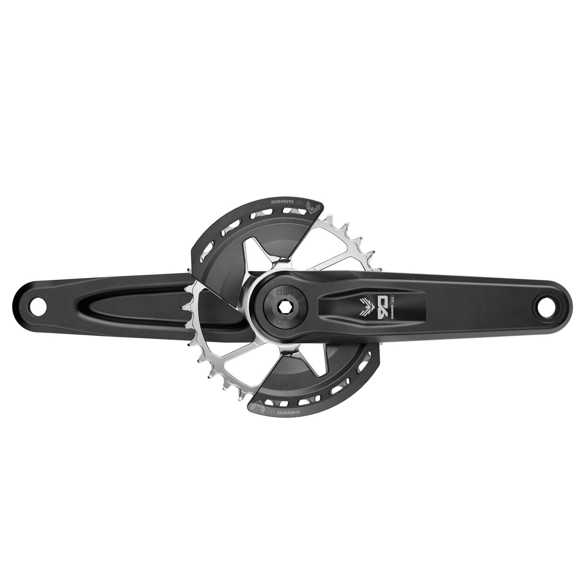 SRAM Crank Arm Assembly Eagle 90 ISIS Black M15 Self Extracting Bolt SRAM/Brose Crank Cap: BLACK 170MM