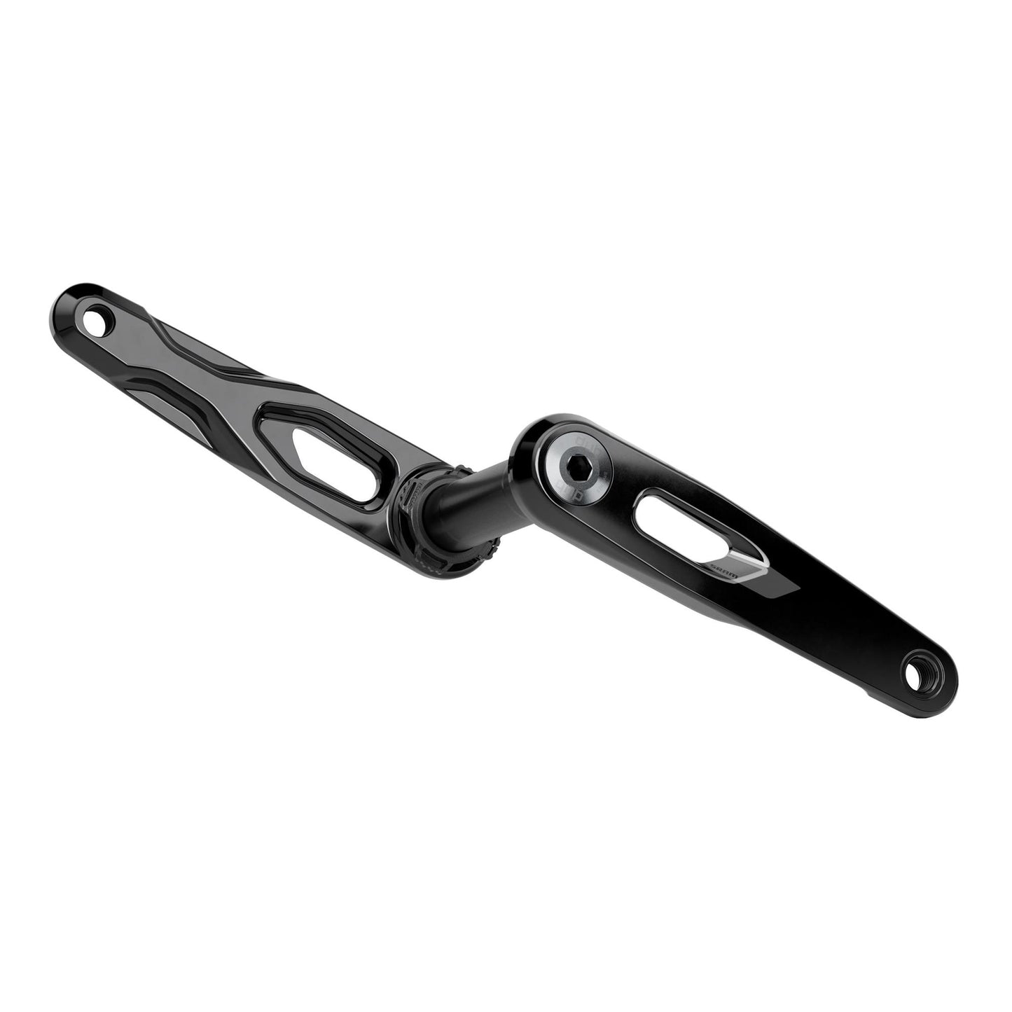 SRAM Crank Arm Assembly Eagle 90 ISIS BDU38 Black M15 Self Extracting Bolt including Bosch crank cap - for Pedal Assist (Chainring/BB not included):  150MM