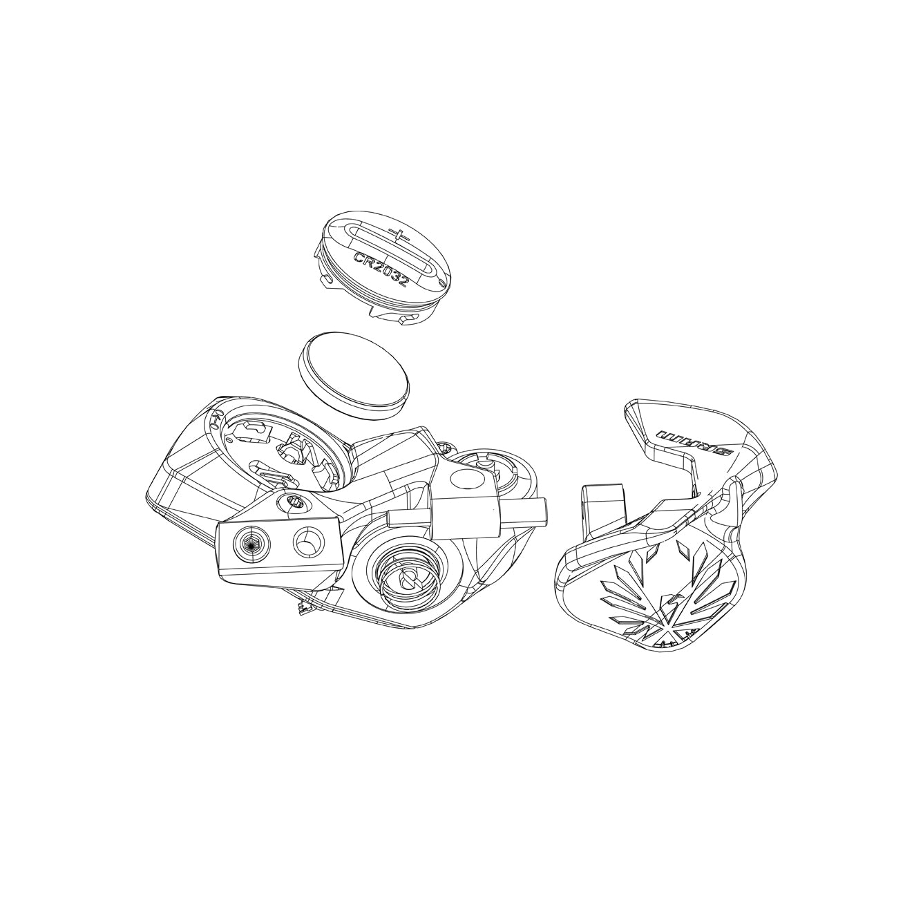 SRAM Shift/Hydraulic Disc Brake FORCE AXS E1 : REAR BRAKE/LEFT SHIFT 1800MM