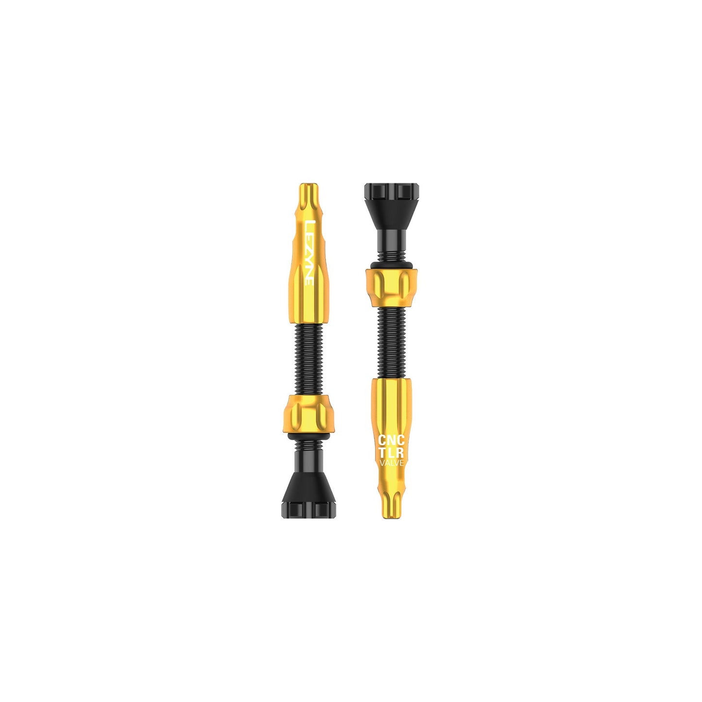 Lezyne - CNC TLR Valves (Pair) 44mm - Gold