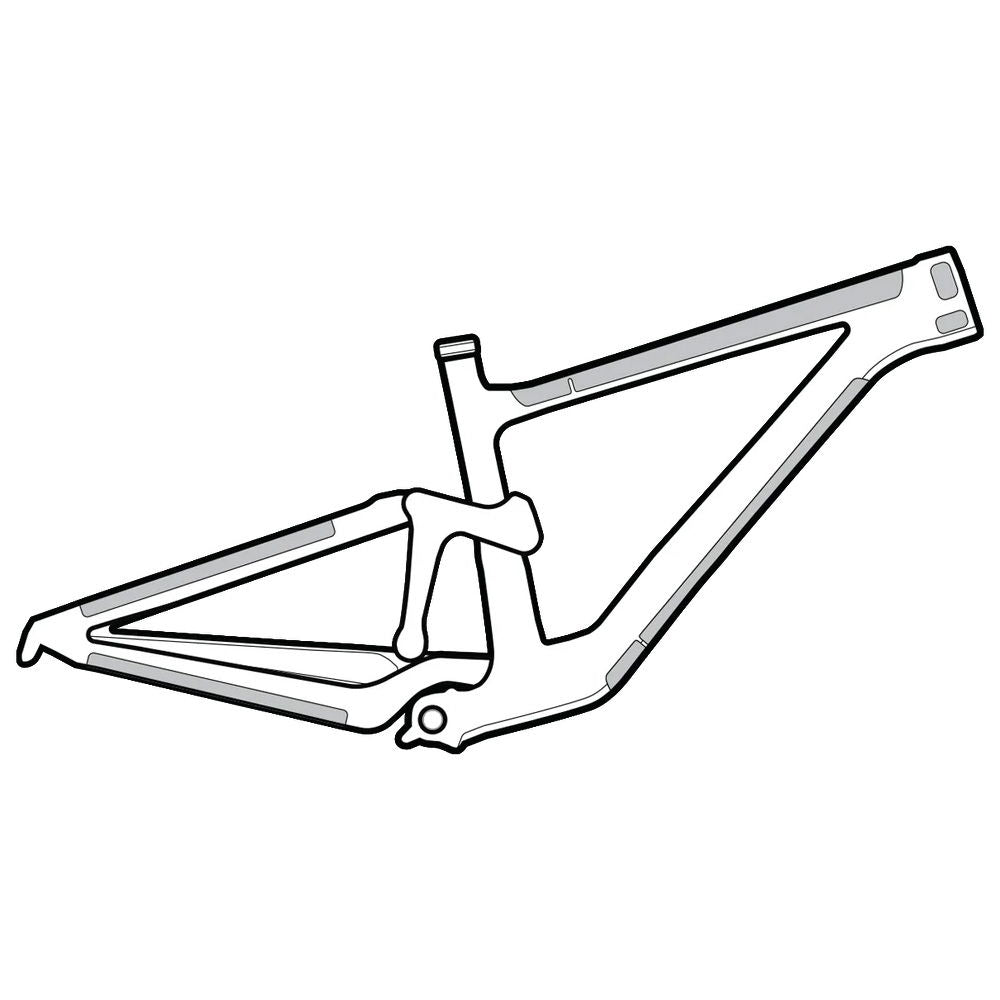 Lizard Skins - Clear Protective Frame Wrap - Frame Kit