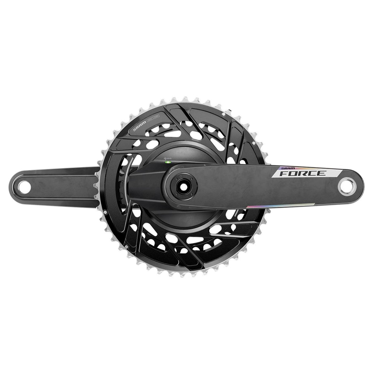 SRAM Crankset w/Power meter spider FORCE AXS 1x E1 DUB - Direct Mount 50T Aero (BB not included): BLACK 170MM