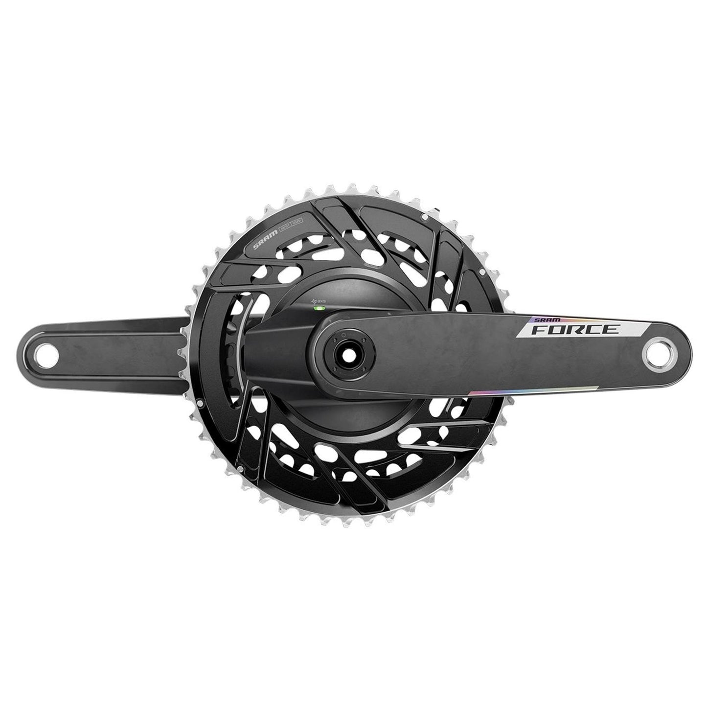 SRAM Crankset w/Power meter spider FORCE AXS 1x E1 DUB - Direct Mount 50T Aero (BB not included): BLACK 172.5MM
