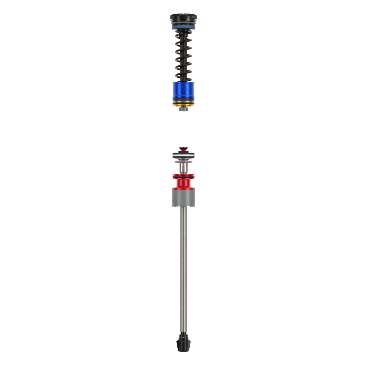 RockShox Seatpost Lower Tube Assembly - 31.6,  (Includes Lower Tube, Middle Base, And Contacts) - Reverb Axs B1+ (2026+):  175MM