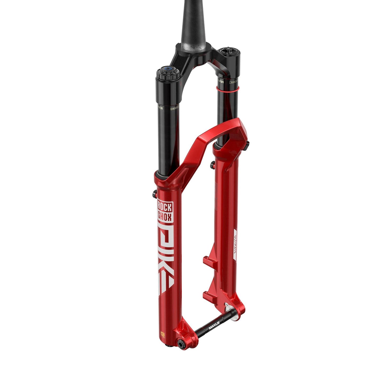 RockShox Fork Rudy Ultimate Race Day 2 - Crown 700C 12X100 Tapered Soloair (Includes Fender, Star Nut, Maxle Stealth) A3: ELECTRIC RED 40MM 45 OFFSET