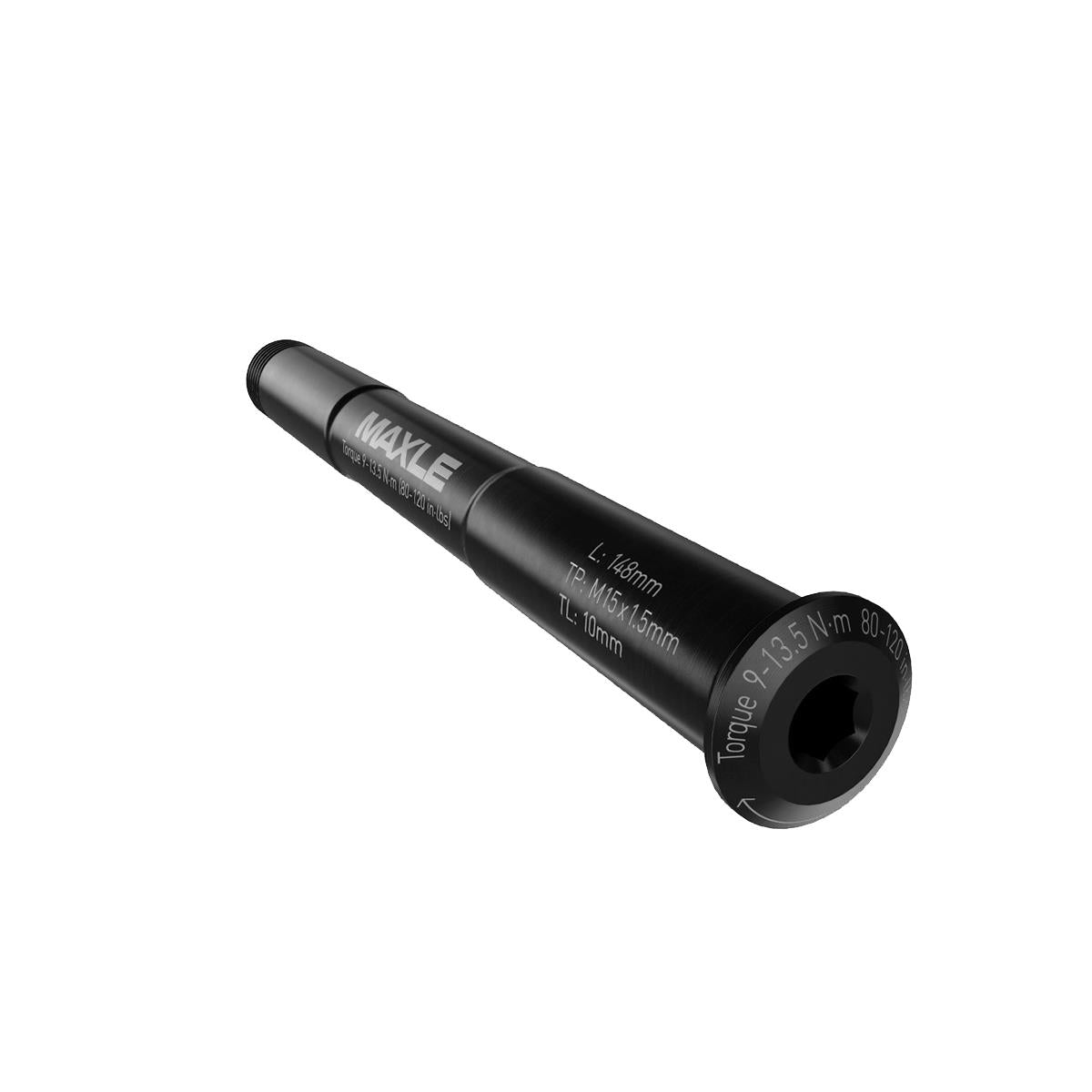 SRAM Axle Maxle Stealth Rear, Length 180mm, Thread Length 13mm, Thread Pitch M12X1.0 - Boost UDH: BLACK