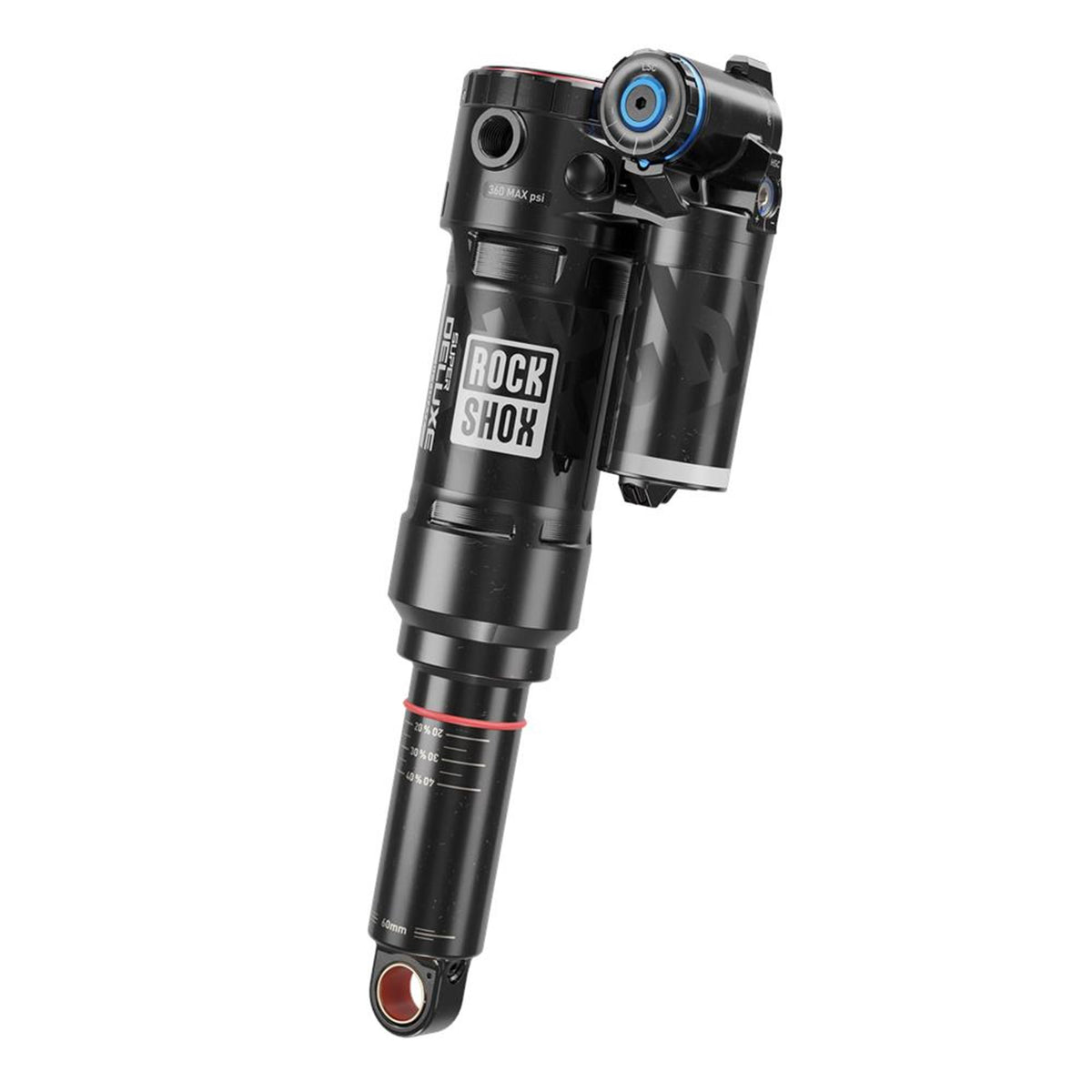 RockShox Rear Shock Super Deluxe Ultimate RC2T -  Trunnion Standard-D1: REB55/COMP34 185X55