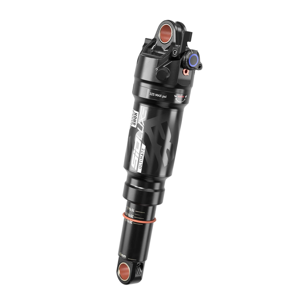 RockShox Spare - Rear Shock Eyelet Assembly - (Eyelet, Damper Body & O-Rings) (Reservoir & Controls Not Included) Trunnion, Super Deluxe Coil (Non-HBO Only) B1+, 2023+:  57.5-65MM