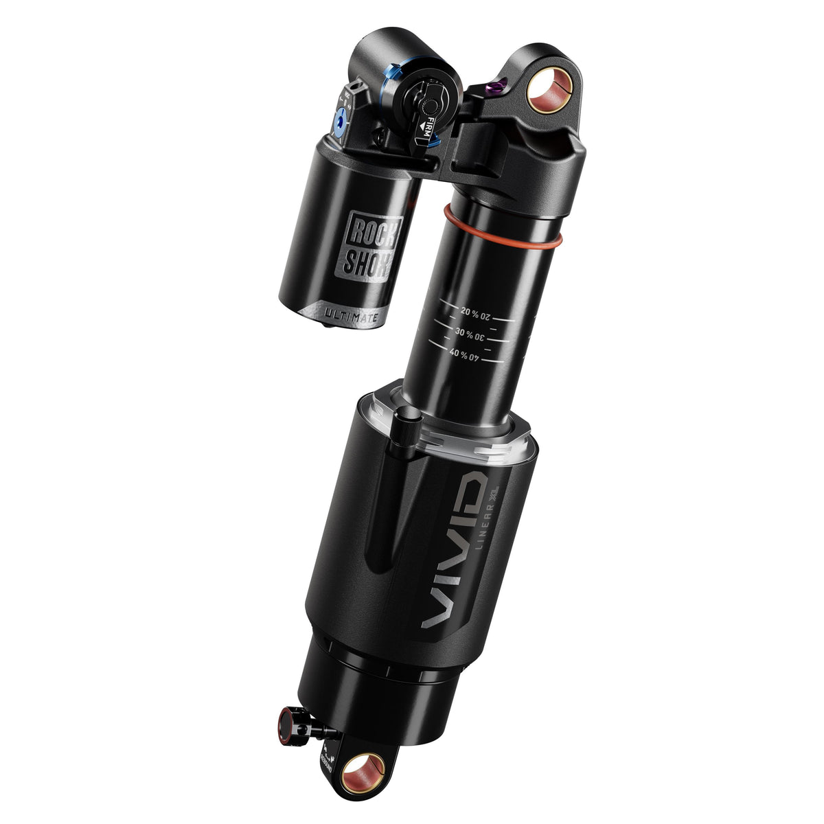 RockShox Rear Shock Vivid Ultimate DH RC2 - Standard - D1: REB55/COMP34 250X70