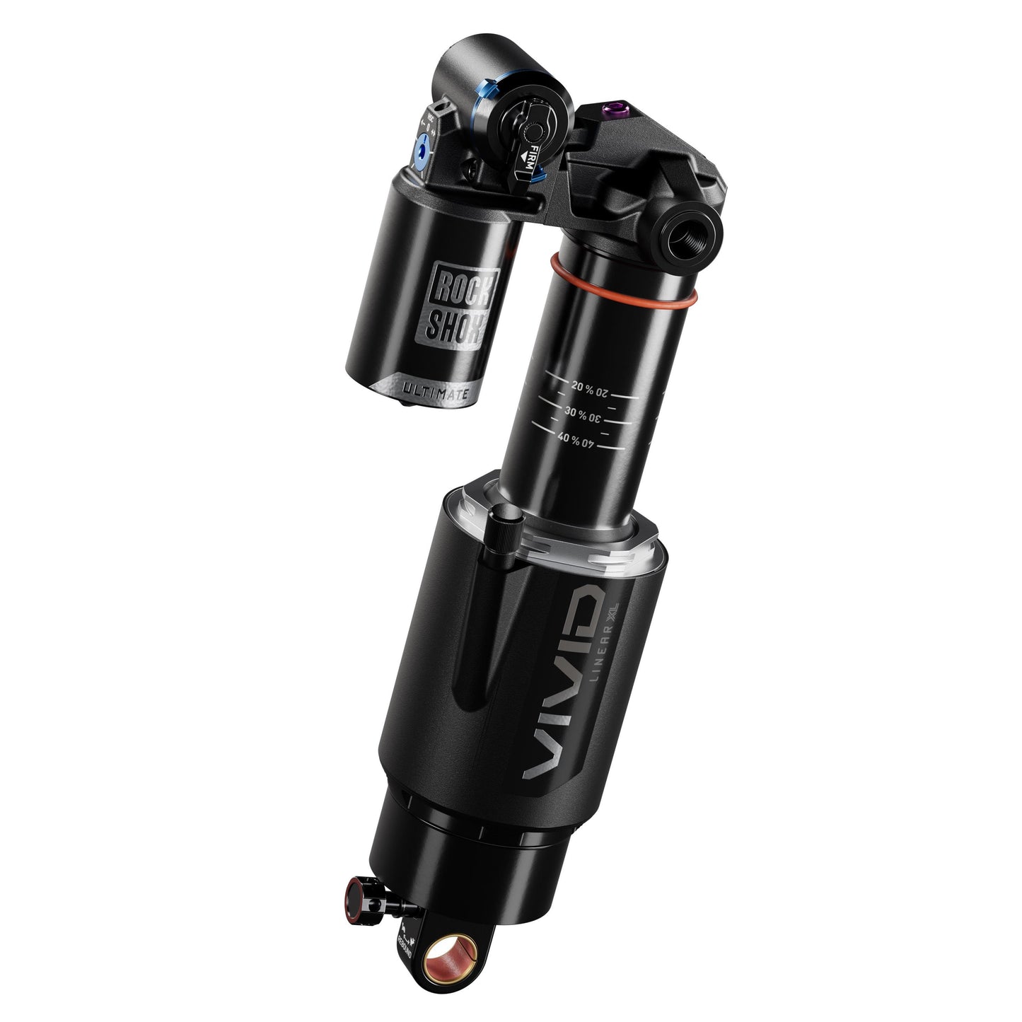 RockShox Rear Shock Vivid Ultimate RC2T - Standard - D1: REB55/COMP37 230X62.5