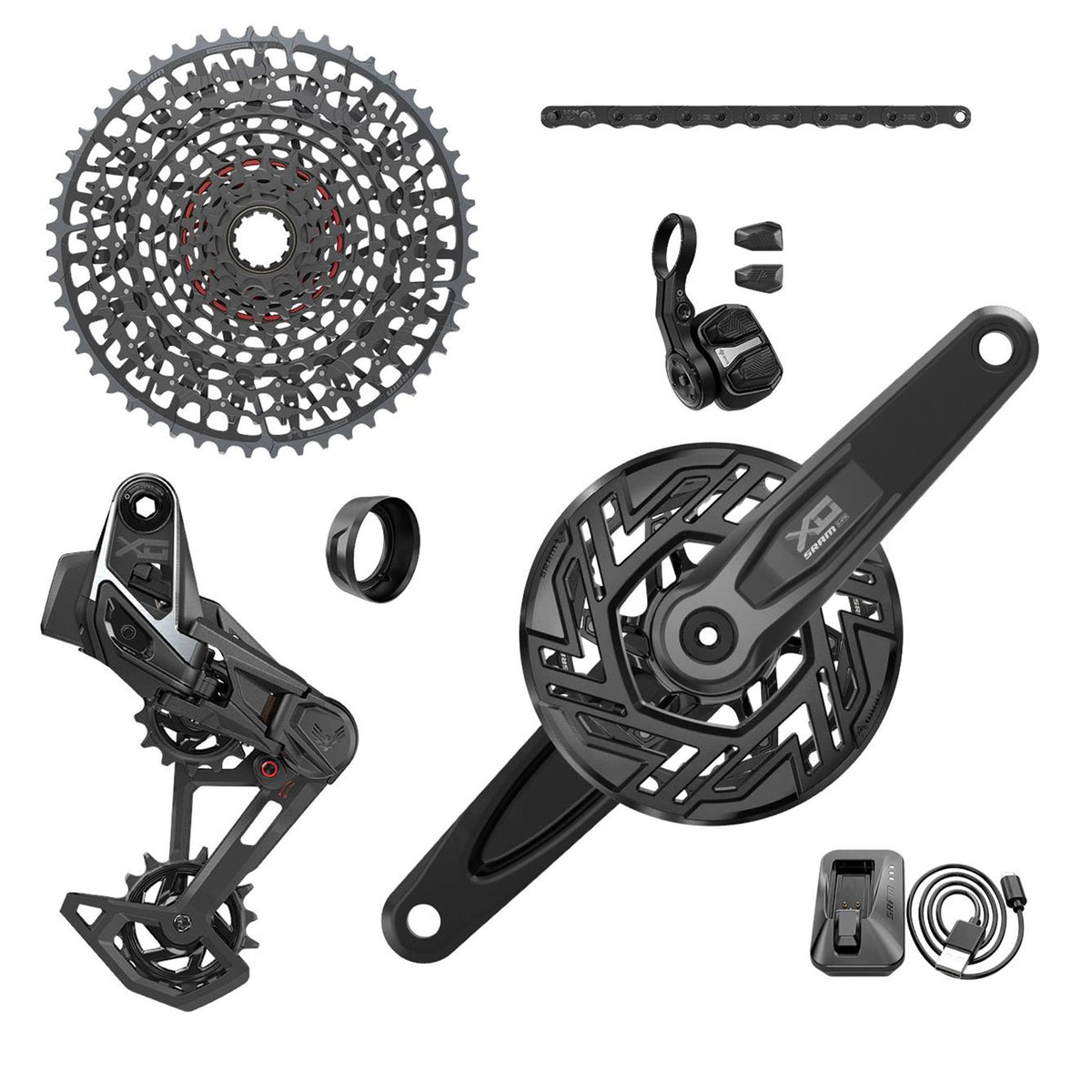 SRAM XXSL T-Type Eagle Transmission AXS Groupset:  175MM