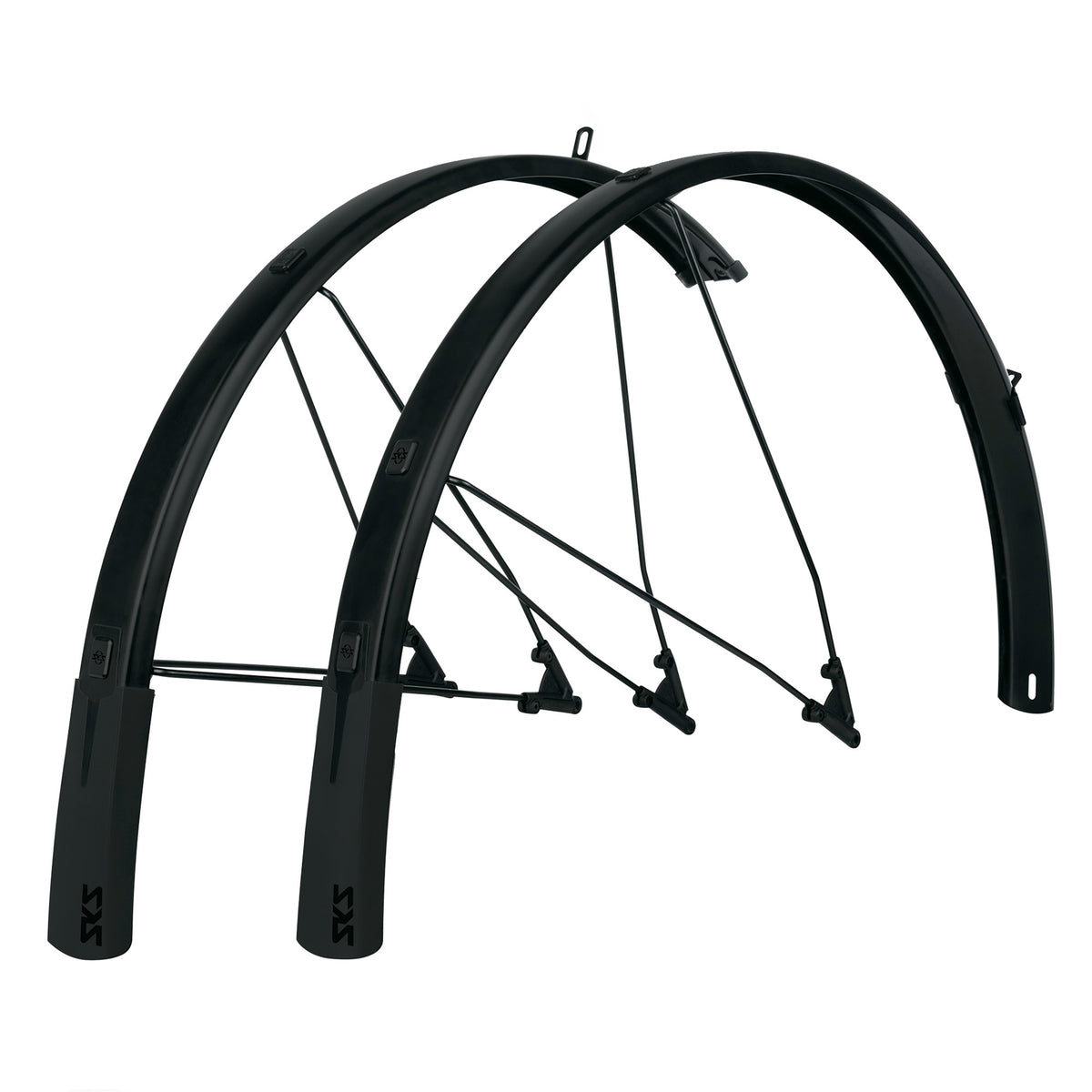 SKS Chromoplastics Mudguard Set 28": BLACK 28" 45MM