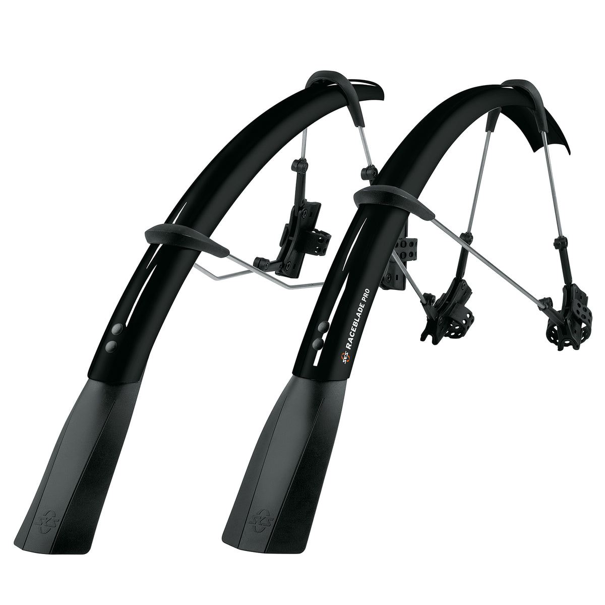 S Board & S Blade Mudguard Set: BLACK 28"