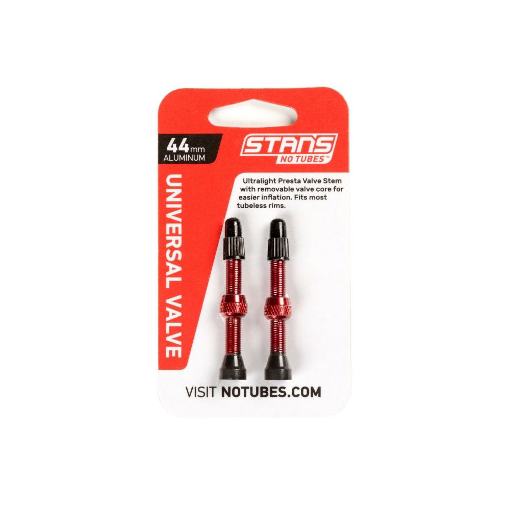 Stans NoTubes - VALVE STEM UNI AL PRESTA 44MM RED 10PCS