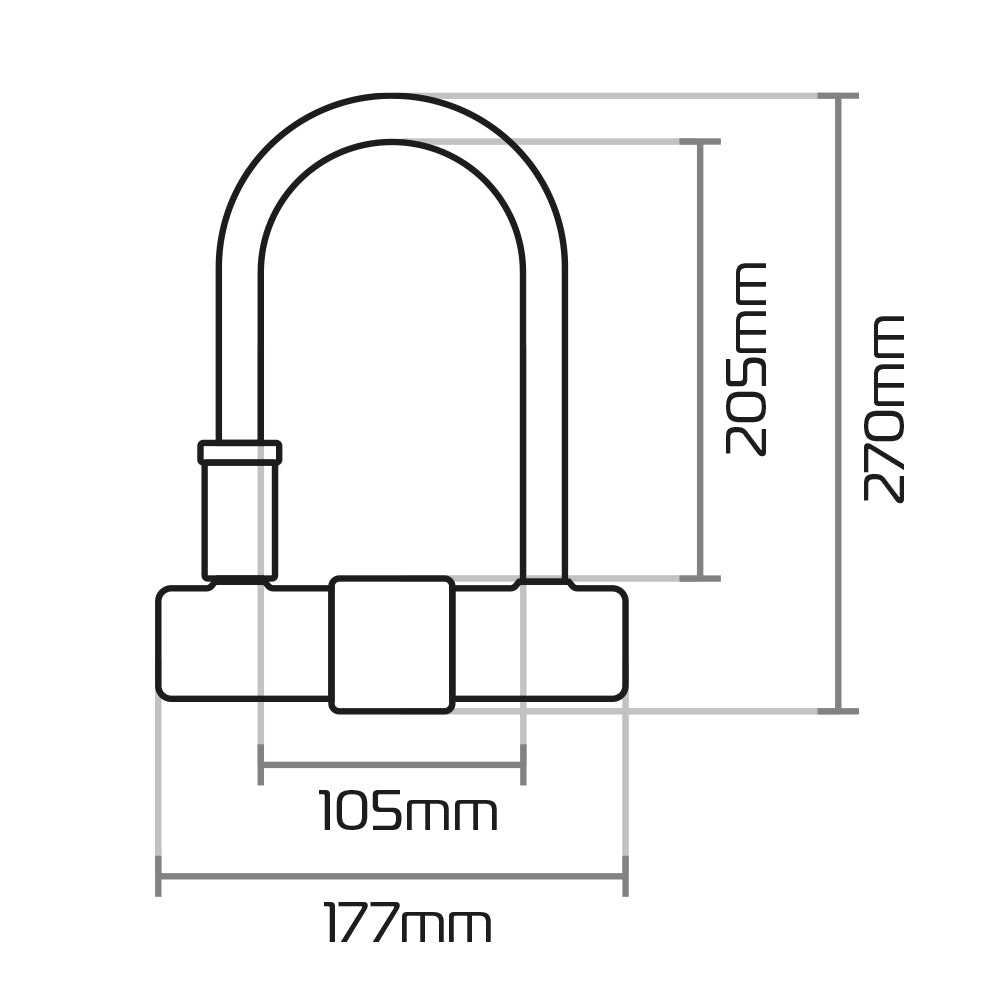 Oxford Magnum U-lock