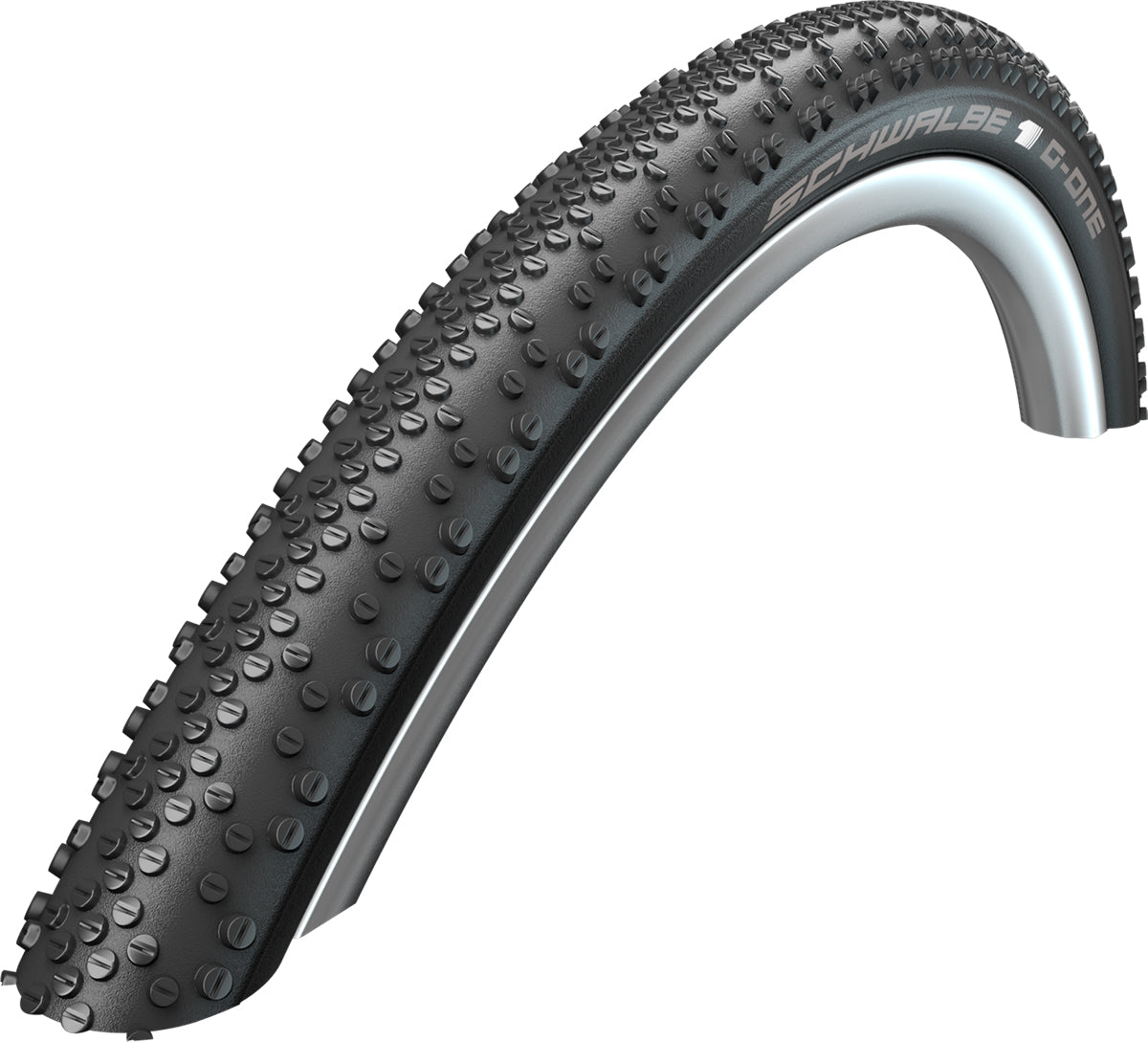 Schwalbe G-One Bite Evolution TL-Easy Tyre in Black (Folding) - 27.5 x 2.10" 650B