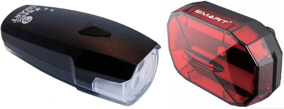 Smart Polaris 3 Front 3 White LED / Diamond Rear - 3 LED Twinset