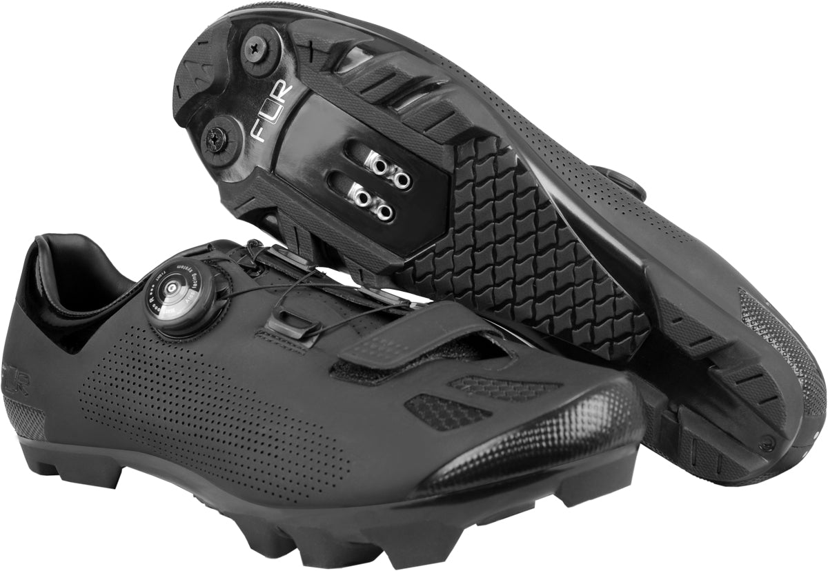 FLR F70 Pro MTB M250 Shoe in Matt Black - Size 38