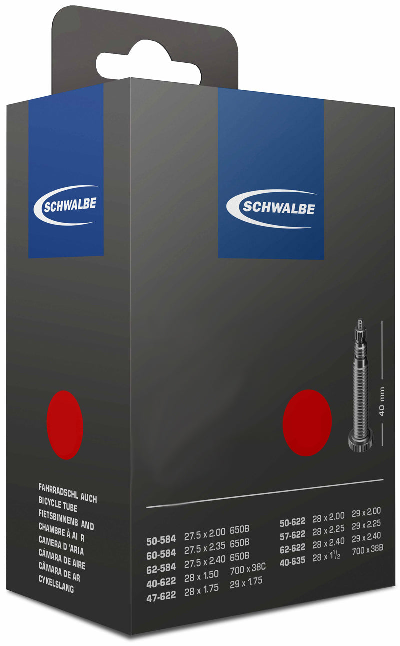 Schwalbe SV20 - 700 x 18/25mm - Presta Long Valve 60mm (x-light: 65g) - 60mm