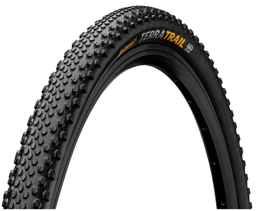 Continental Terra Trail ShieldWall Tubeless-Ready Gravel Tyre in Black (Folding) - 700 x 35mm
