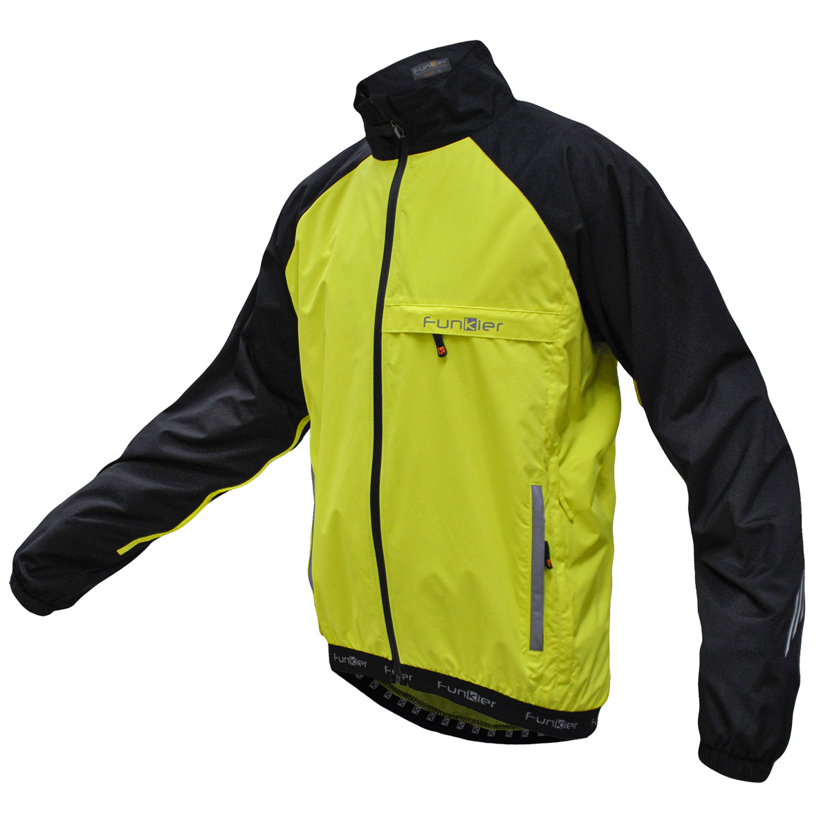 Funkier Quikdry Gents Pro Waterproof Rain Jacket in Yellow - Large