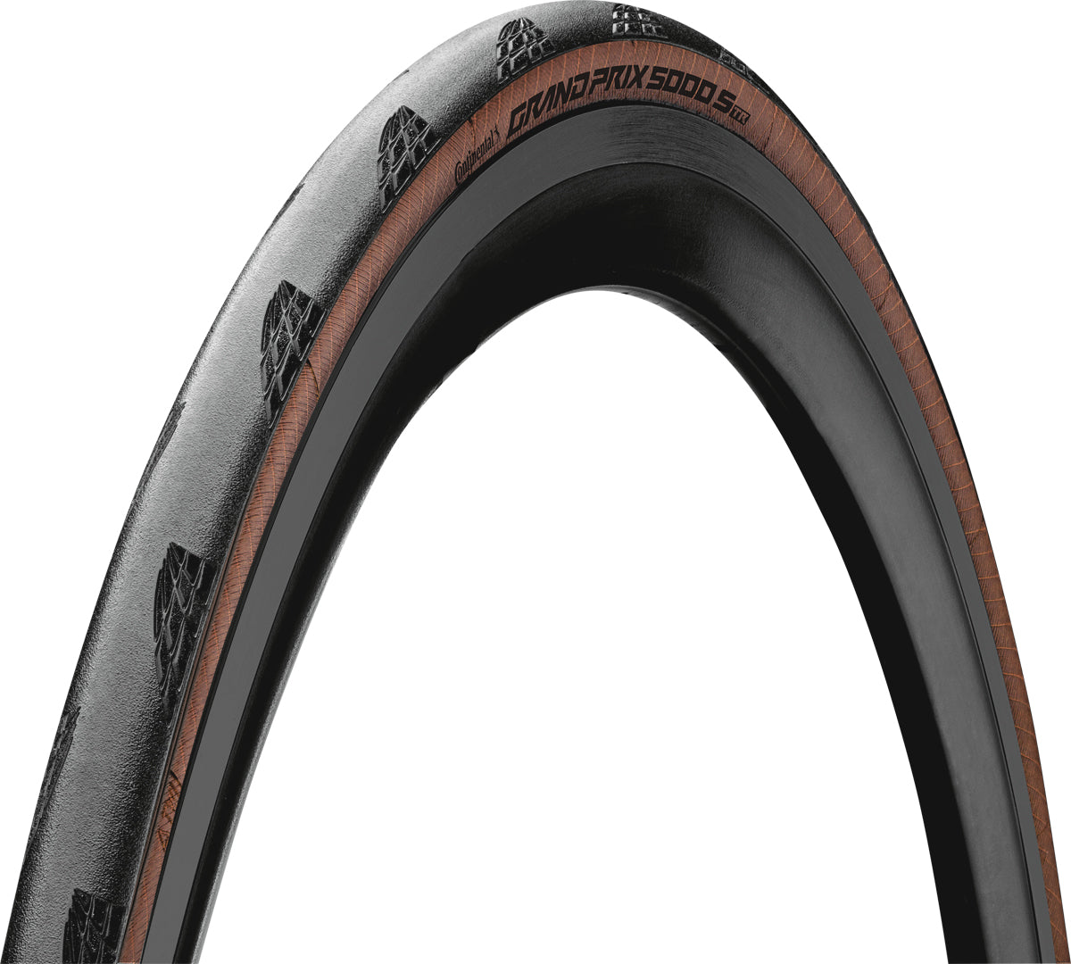 Continental GP5000 S TR Tubeless Road Race Tyre in Black/Trans (Folding) - 700 x 25mm