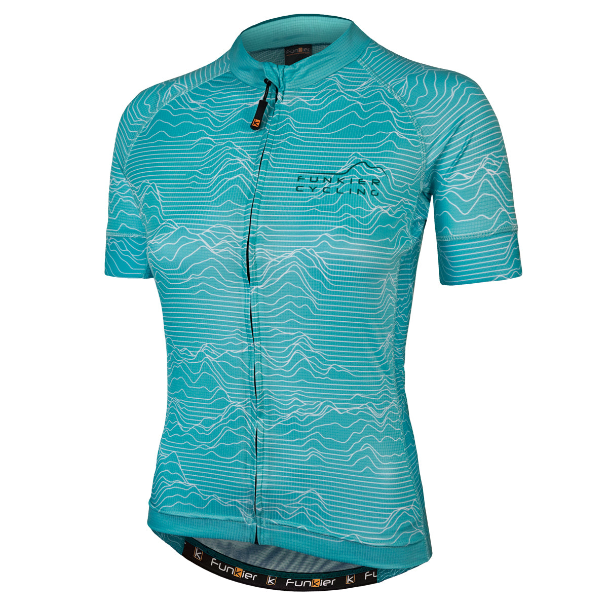 Funkier Arissa Ladies Pro Short Sleeve Jersey in Mint - Large