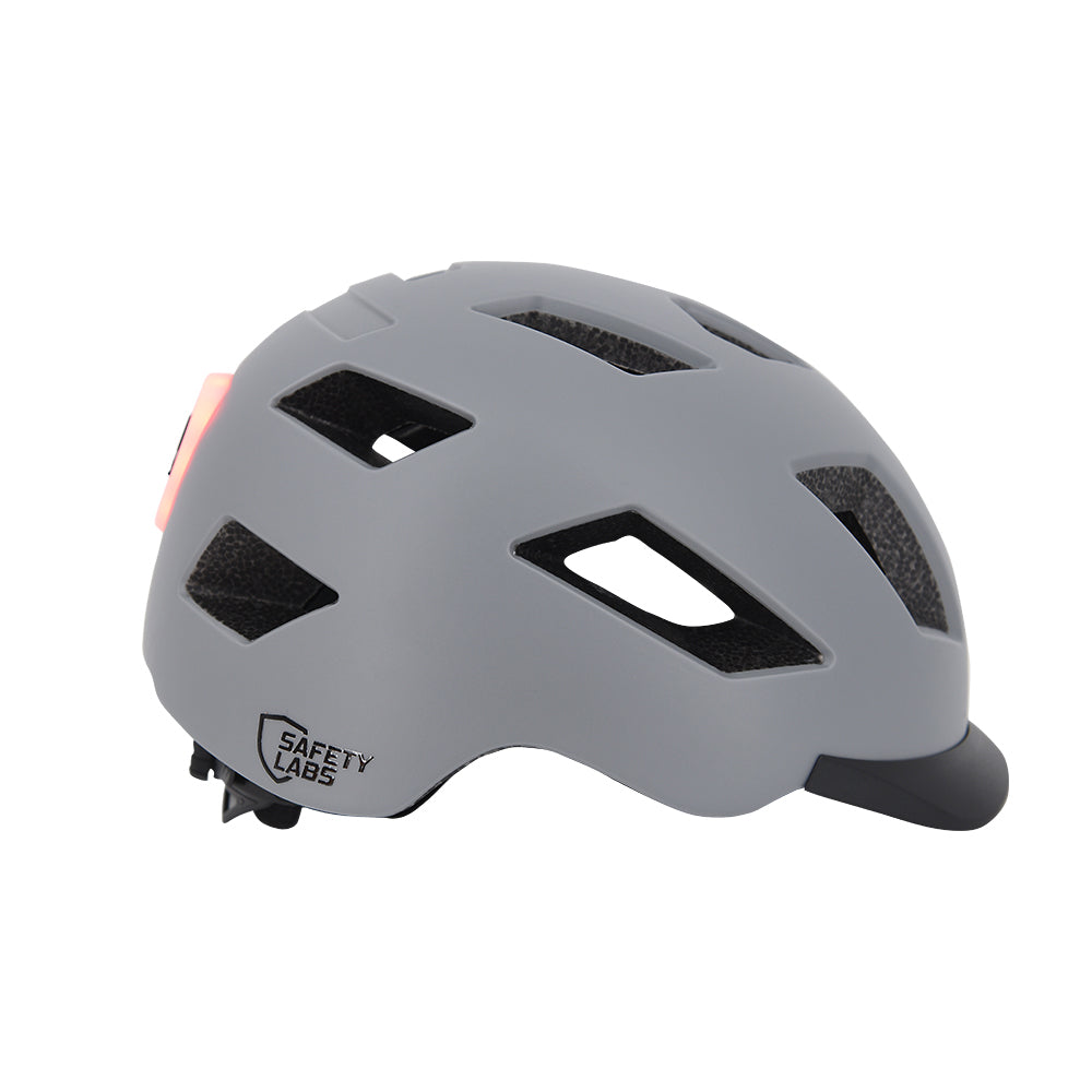 Safety Labs E-Bahn 2.0 Urban Helmet in Matt Light Grey - Large (57-61cm)