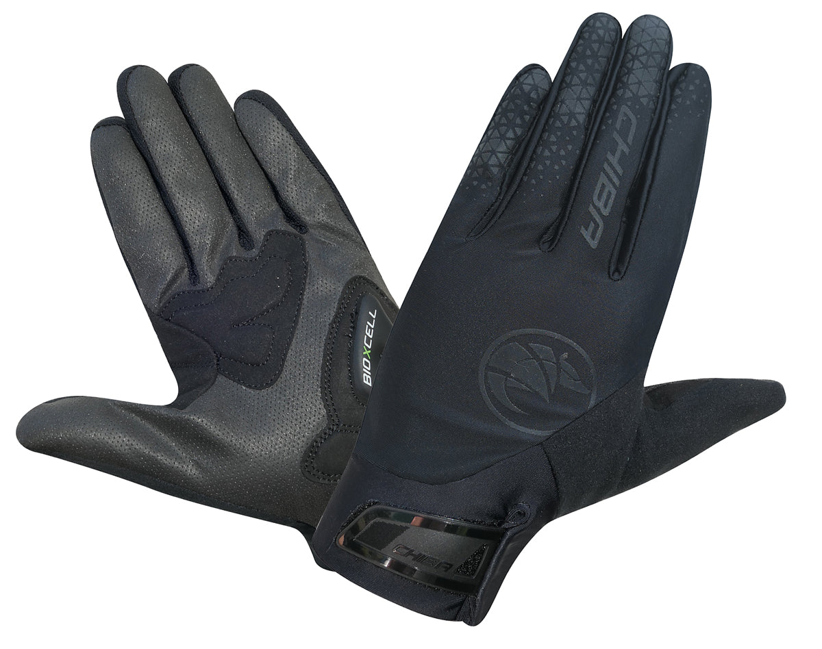 Chiba Bio-X-Cell Summer Touring Gloves in Black - Large