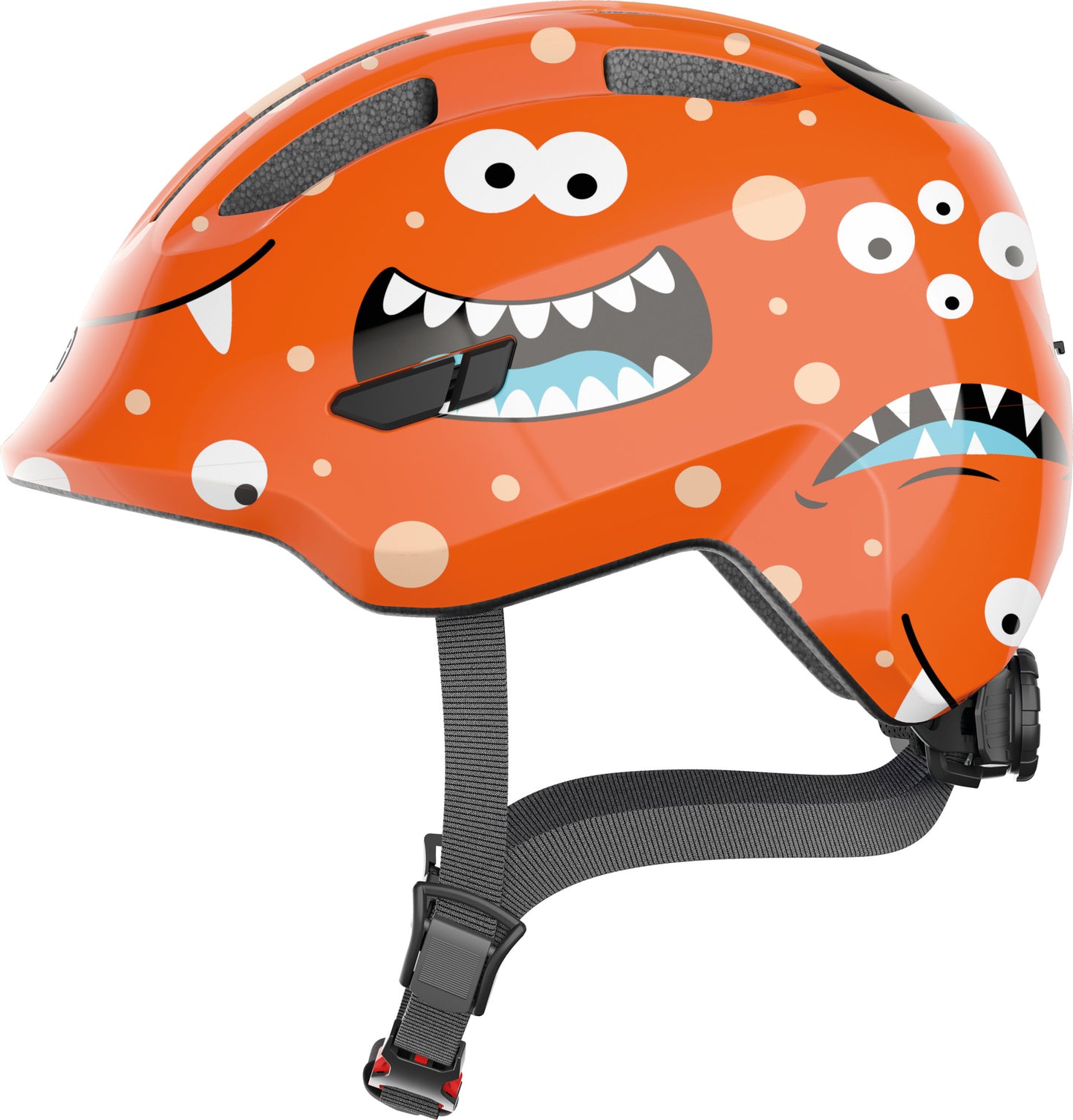 ABUS Smiley 3.0 Kids Leisure Helmet in Orange Monster - Medium (50-55cm)