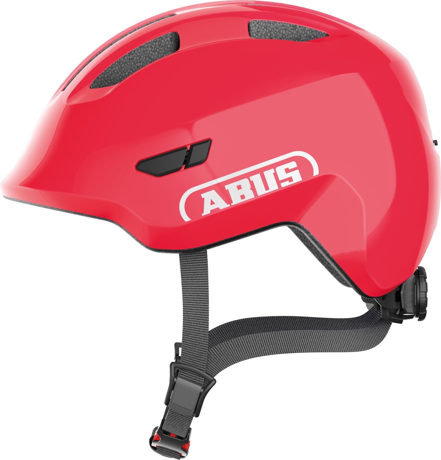 ABUS Smiley 3.0 Kids Leisure Helmet in Shiny Red - Medium (50-55cm)