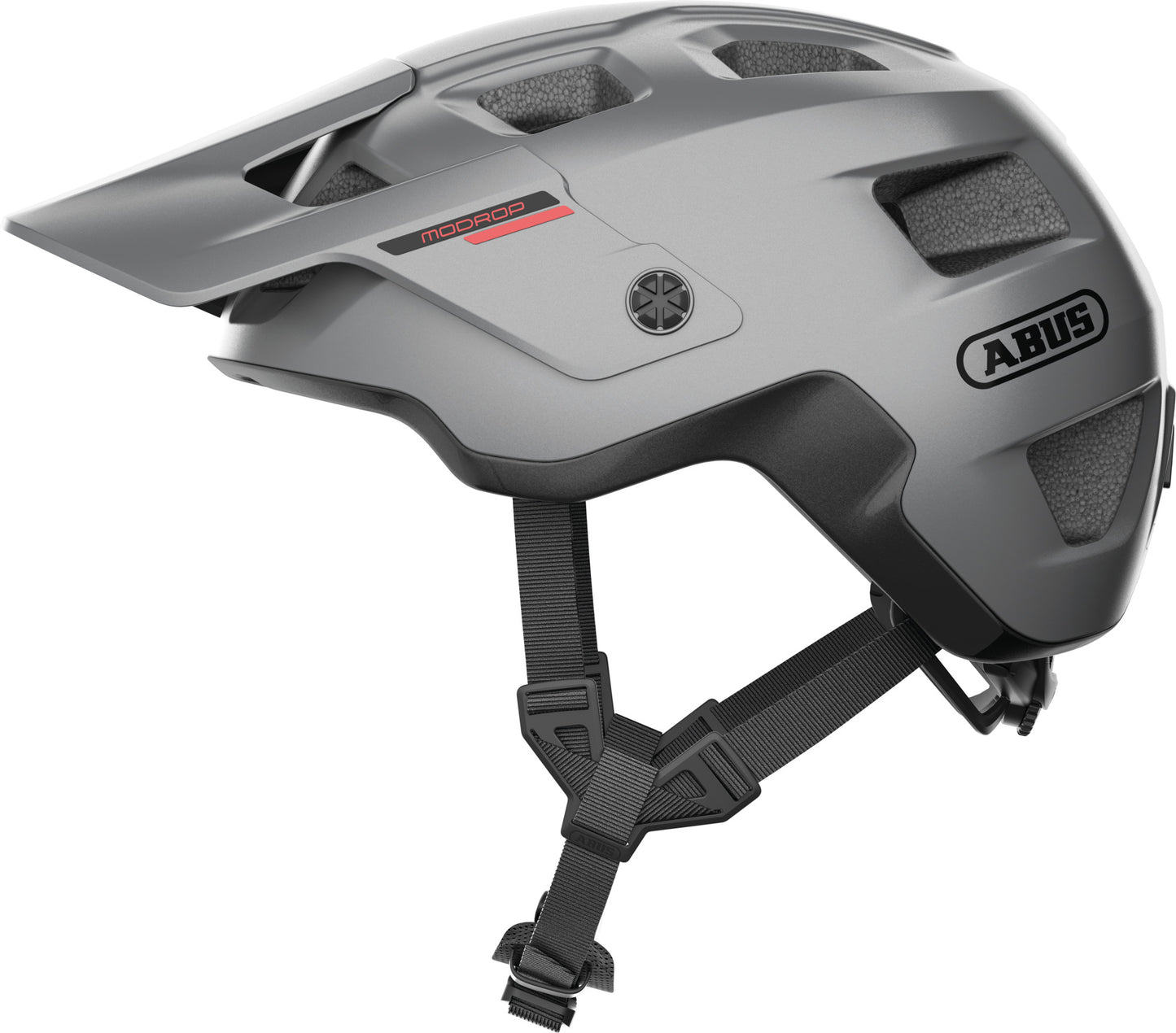ABUS MoDrop MTB Helmet in Ti Silver - Large (57-61cm)