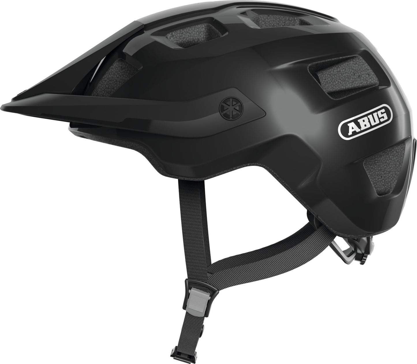 ABUS MoTrip MTB Helmet in Shiny Black - Large (57-61cm)