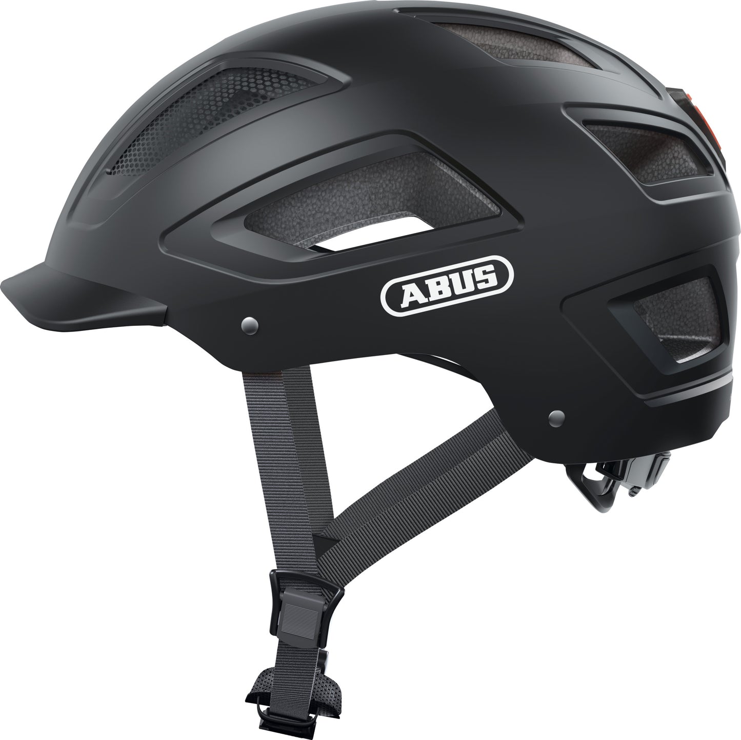 ABUS Hyban 2.0 Urban Helmet in Velvet Black - Large (56-61cm)