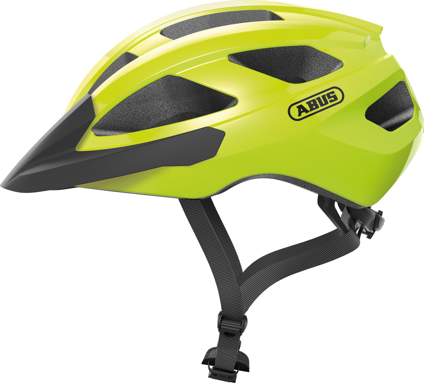 ABUS Macator Road Helmet in Signal Yellow - Large (58-62cm)