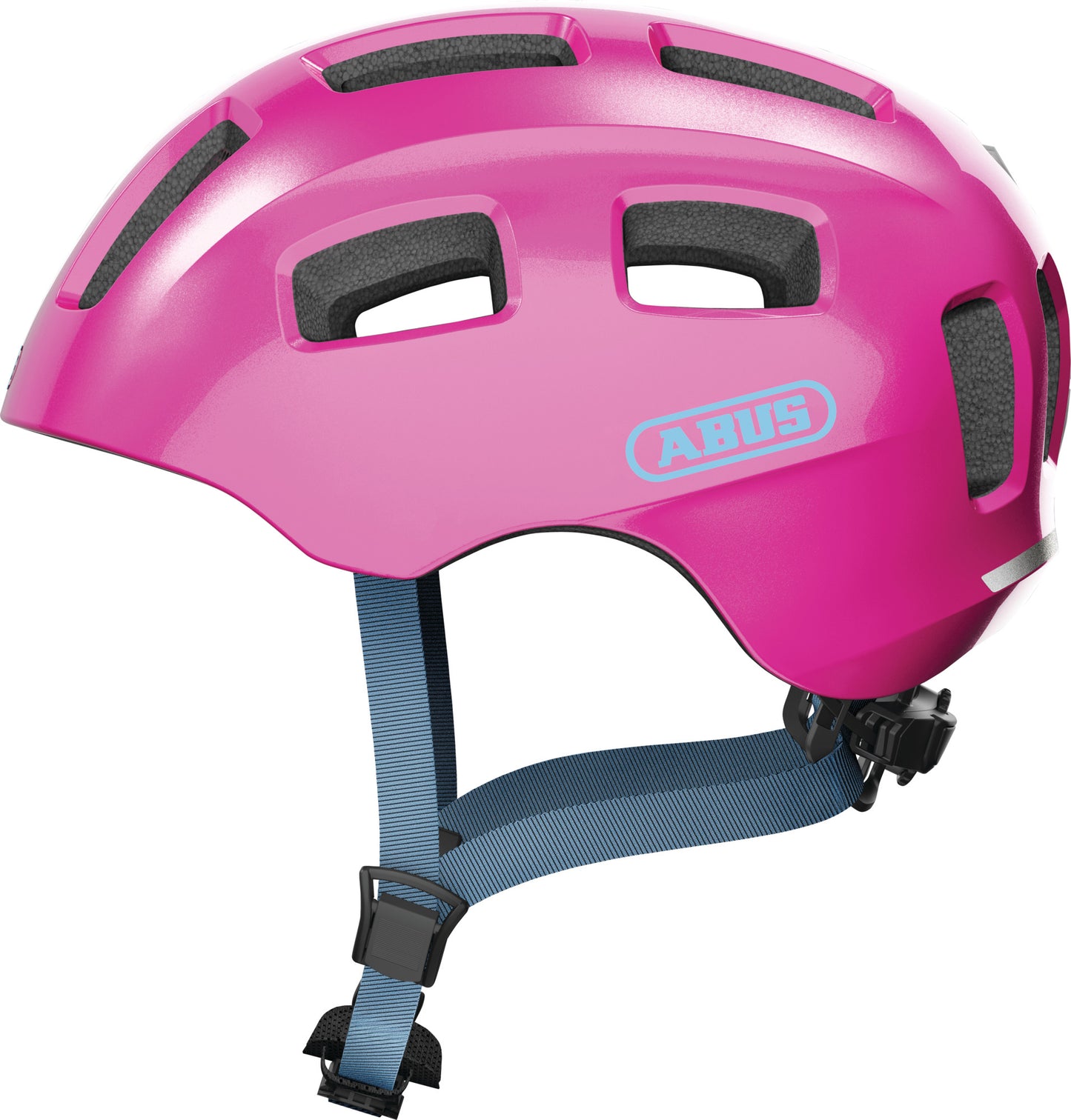 ABUS Youn-I 2.0 Kids Leisure Helmet in Sparkling Pink - Medium (52-57cm)