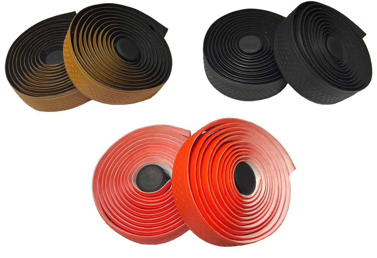 KranX Stretta Primo Comfort Luxury Handlebar Tape - Black