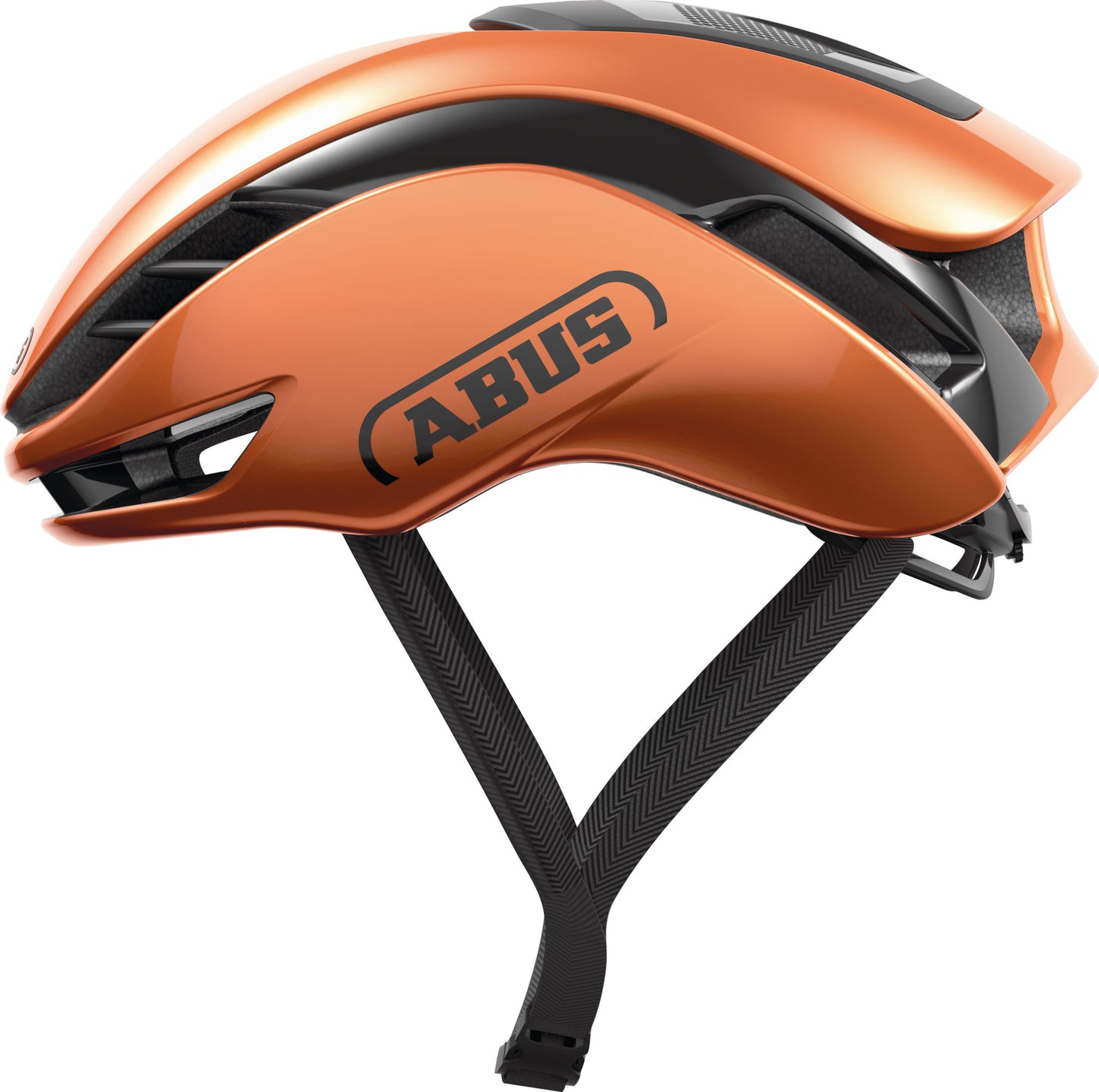 ABUS GameChanger 2.0 Road Aero Elite Helmet in Goldfish Orange (Made in Italy) - Large (57-61cm)