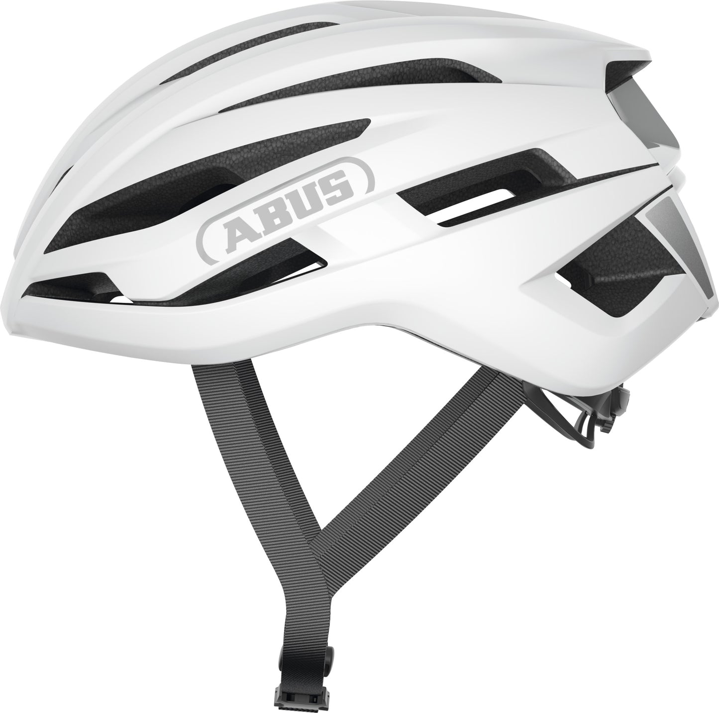 ABUS Stormchaser ACE Road Helmet in Polar White (Made in Italy) - Large (59-61cm)