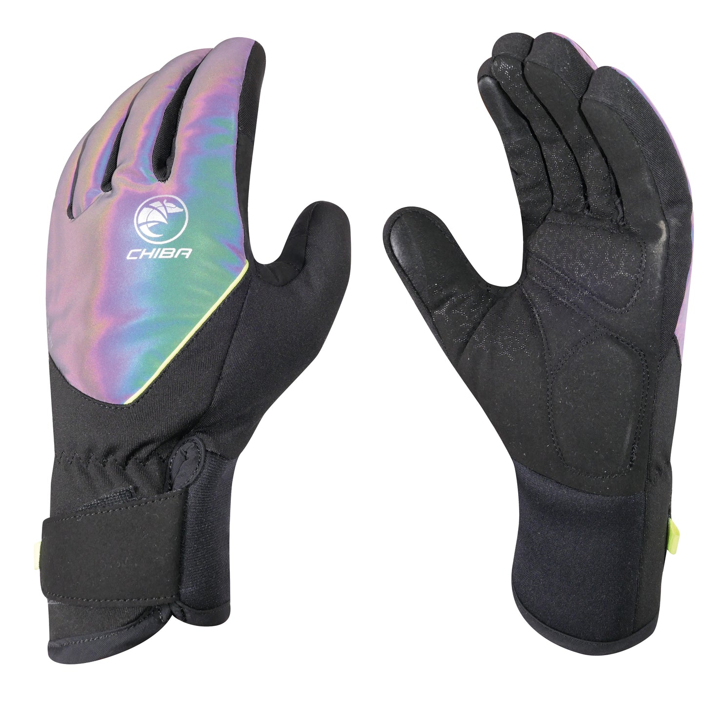 Chiba Roadmaster Warm-Line Glove in Black/Reflex - Large