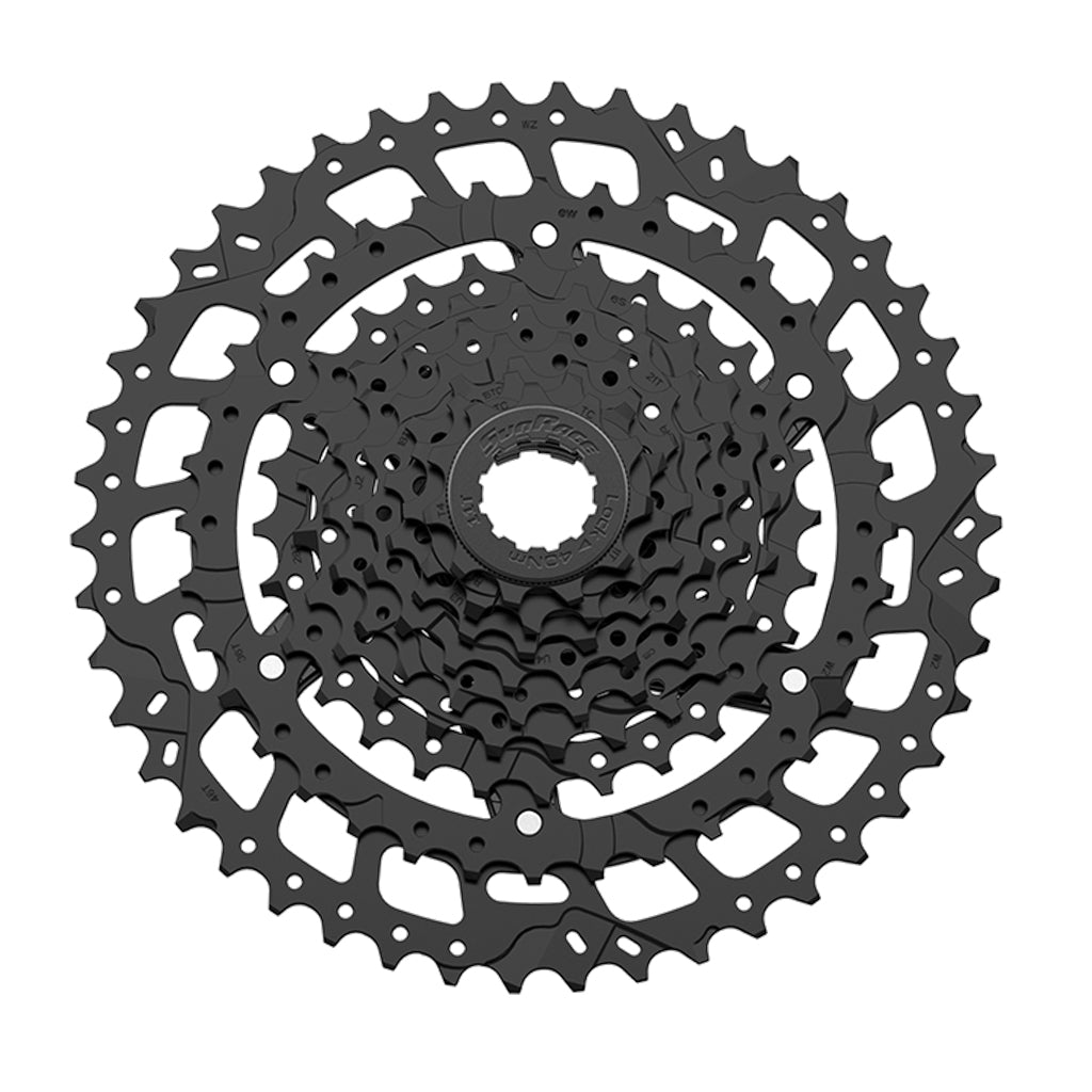 SunRace CSU980 LinkGlide-Cues 9 Speed Cassette 11-46T in Black