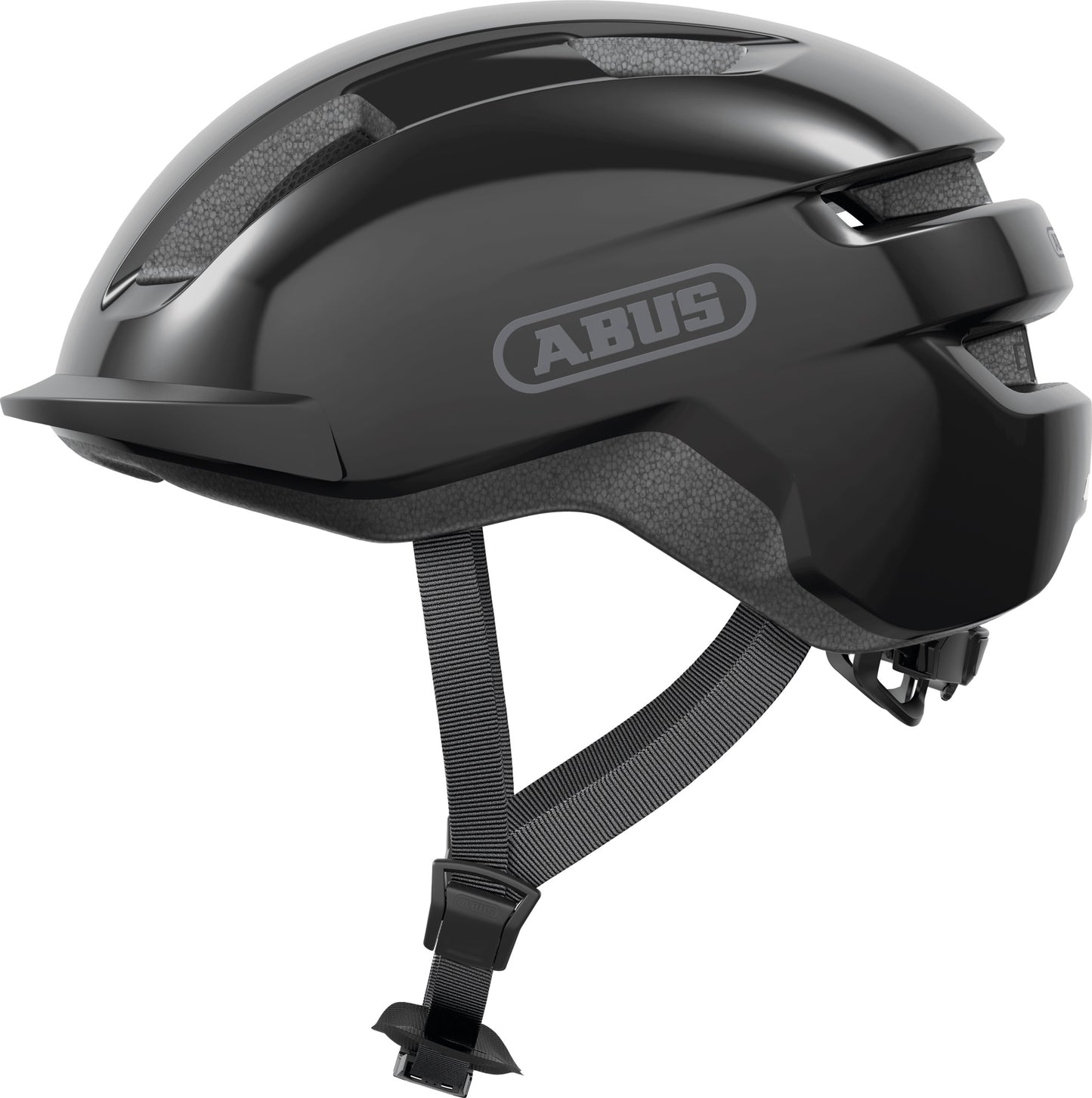 ABUS Purl-Y Urban Helmet in Shiny Black - Large (57-61cm)
