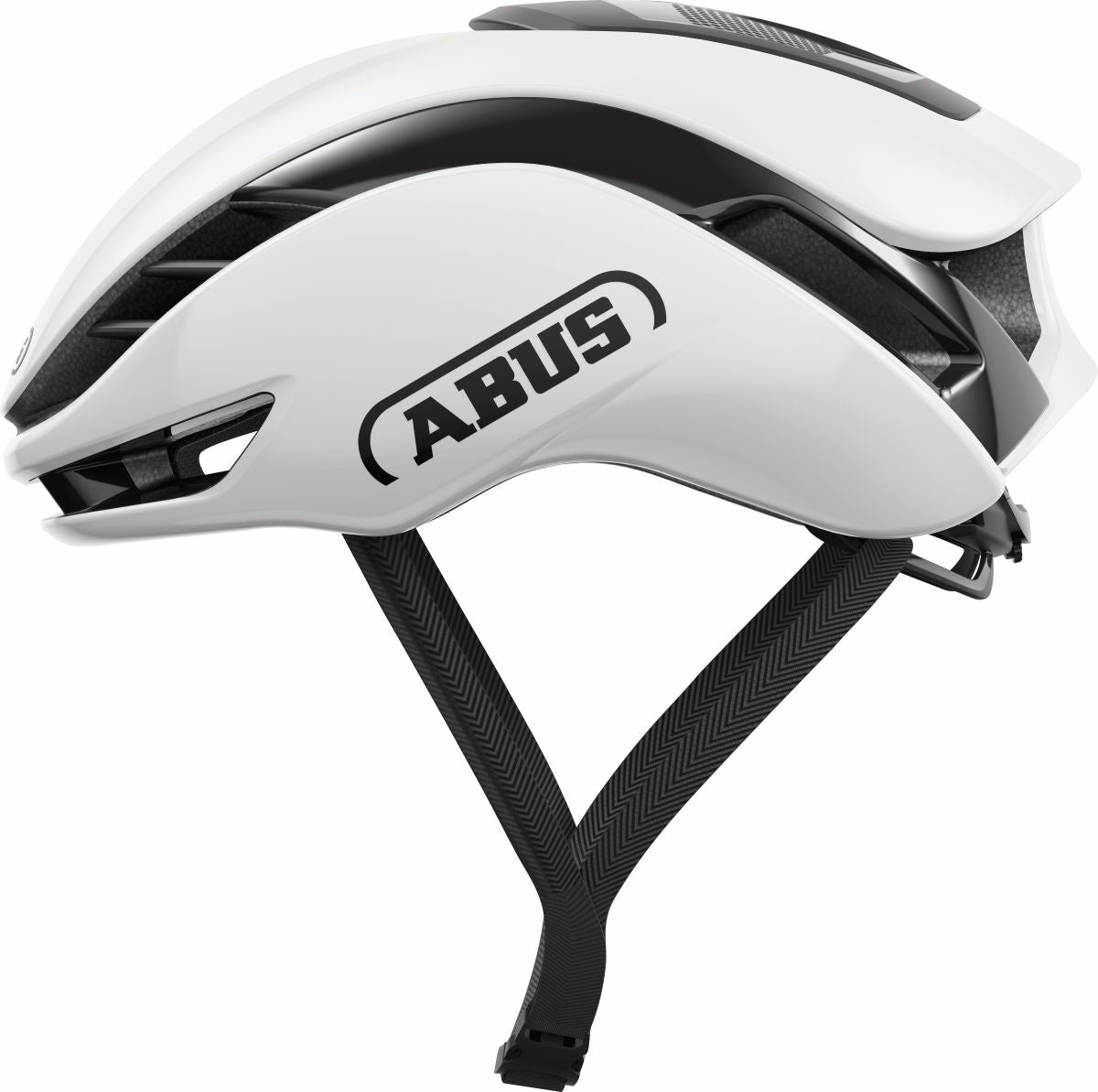 ABUS GameChanger 2.0 Road Aero Elite Helmet in Shiny White (Made in Italy) - Large (57-61cm)