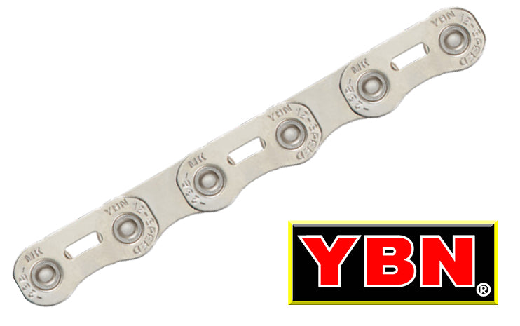 Yaban MK12E - 12 Speed E-Bike Chain in Silver/Silver (Boxed)