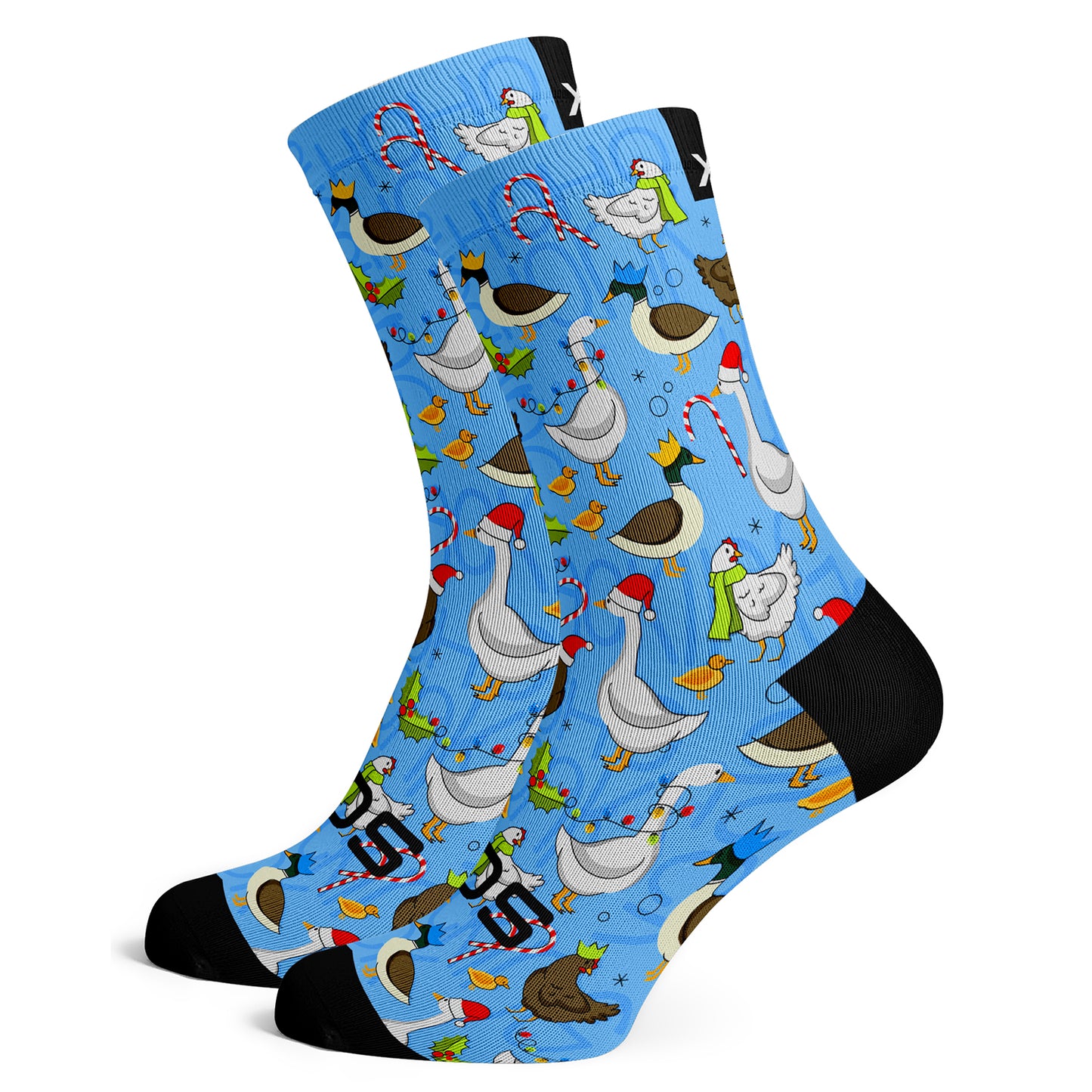 Sox Footwear Festive Flock Premium Crew Socks - Large (UK 8-12)