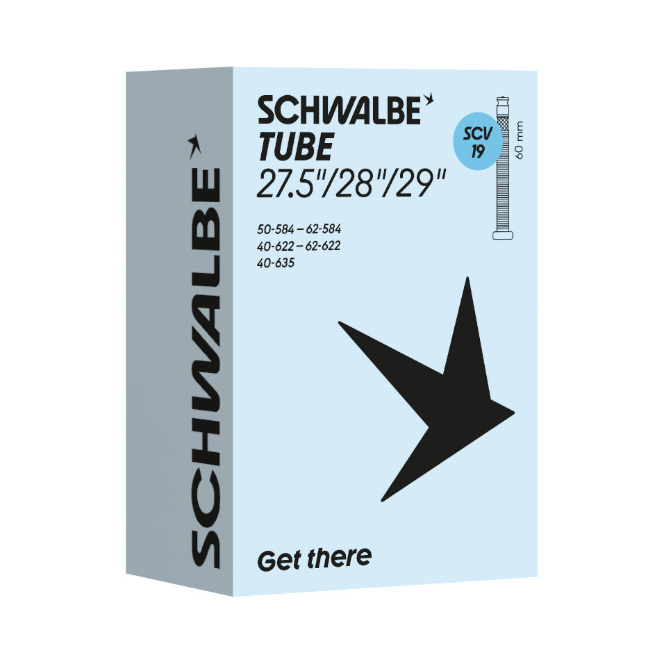 Schwalbe SCV19 Clik Valve Tube 60mm (27.5 x 2.00" - 29 x 2.40")