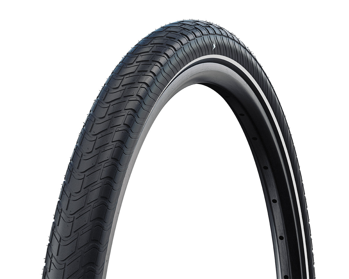 Schwalbe Motion Big Apple Urban Tyre in Black/Reflex (Wired) - 14 x 2.00"
