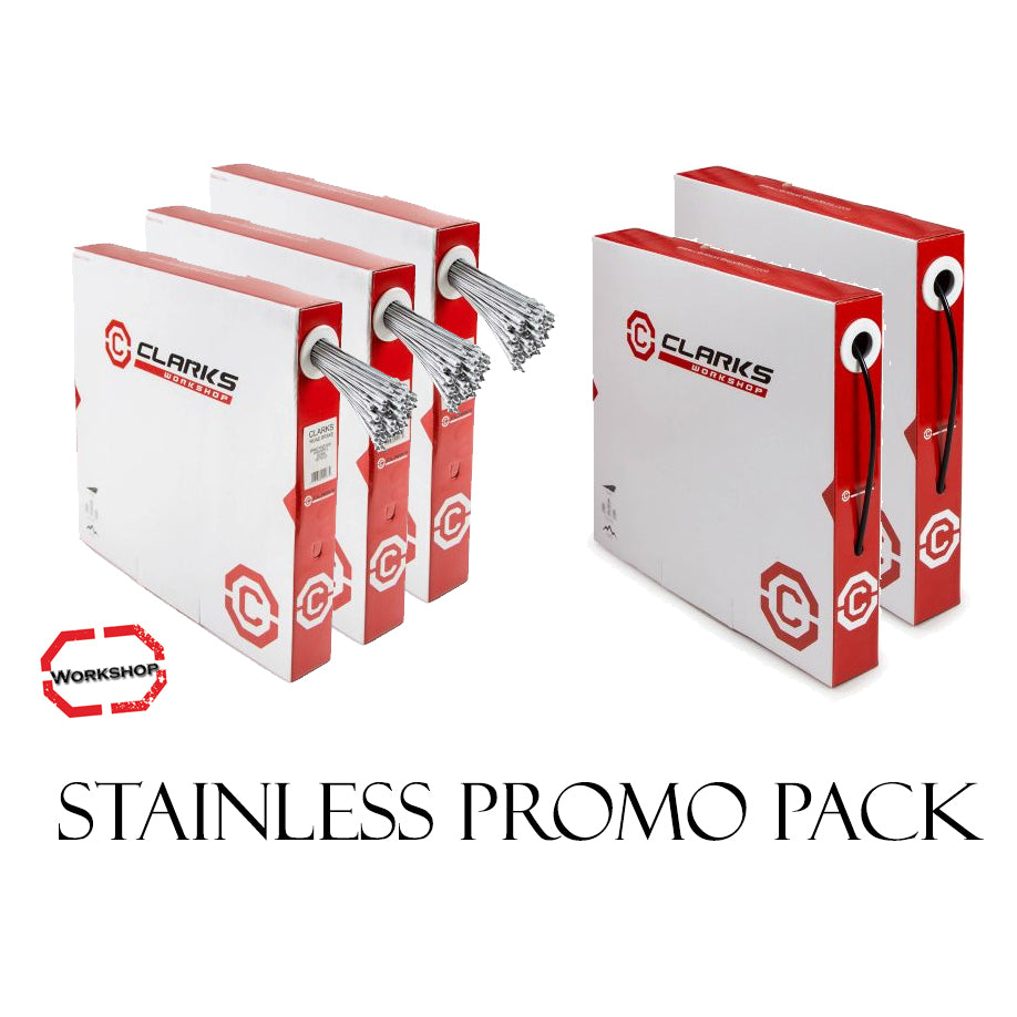 Clarks Stainless Steel Workshop Promotion Pack. Represents 34% Discount!