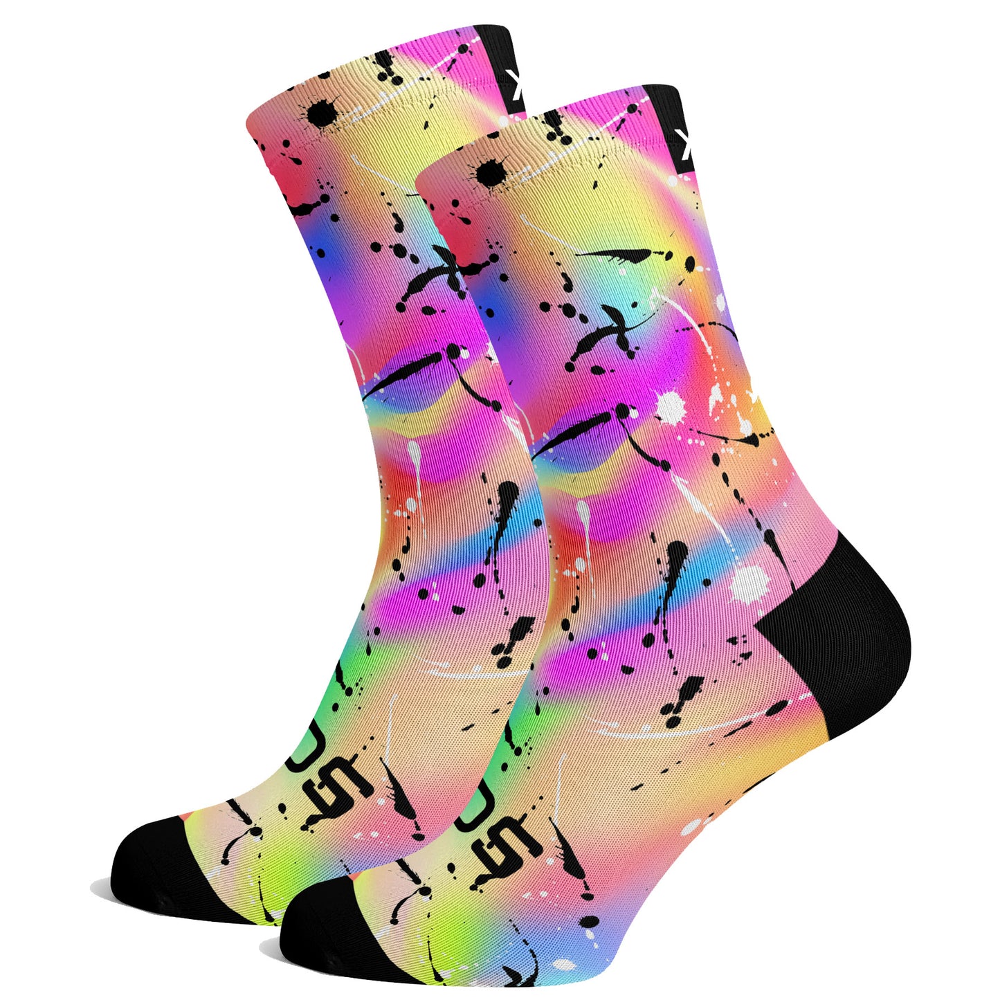 Sox Footwear Holographic Bright & Fun Premium Crew Socks - Large (UK 8-12)